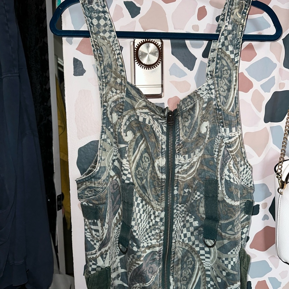Free People Movement Fast Track Onesie Deep Forest S NWOT